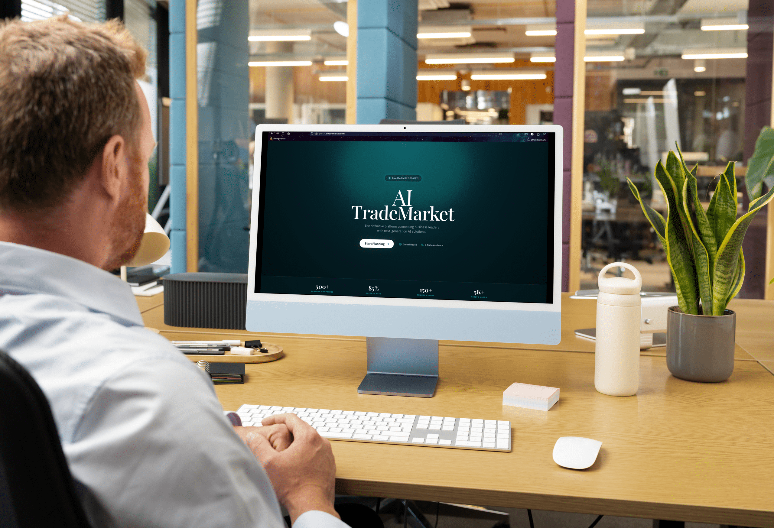 AI TradeMarket Live Demo Interface