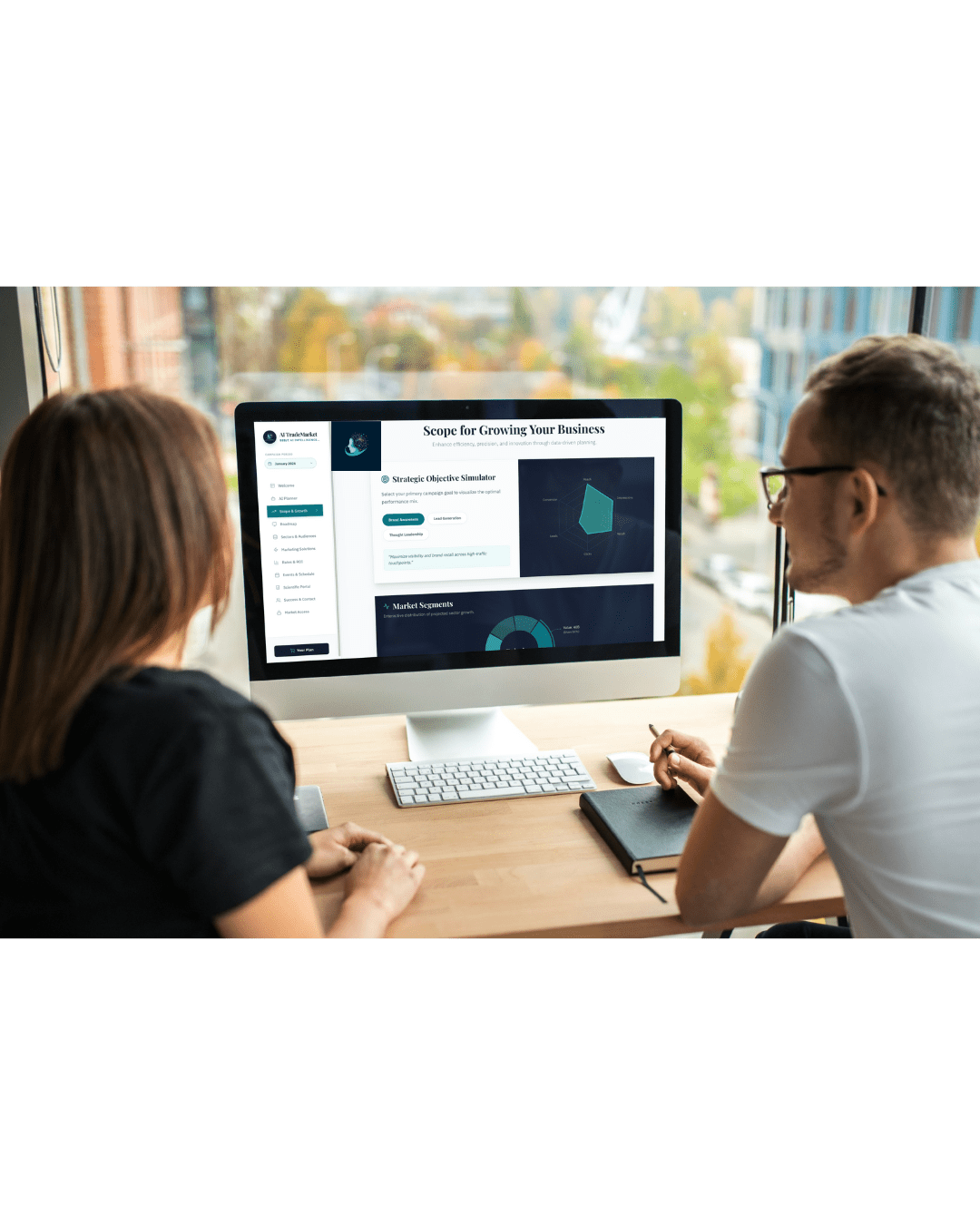 AI TradeMarket Interactive Media Planning Portal