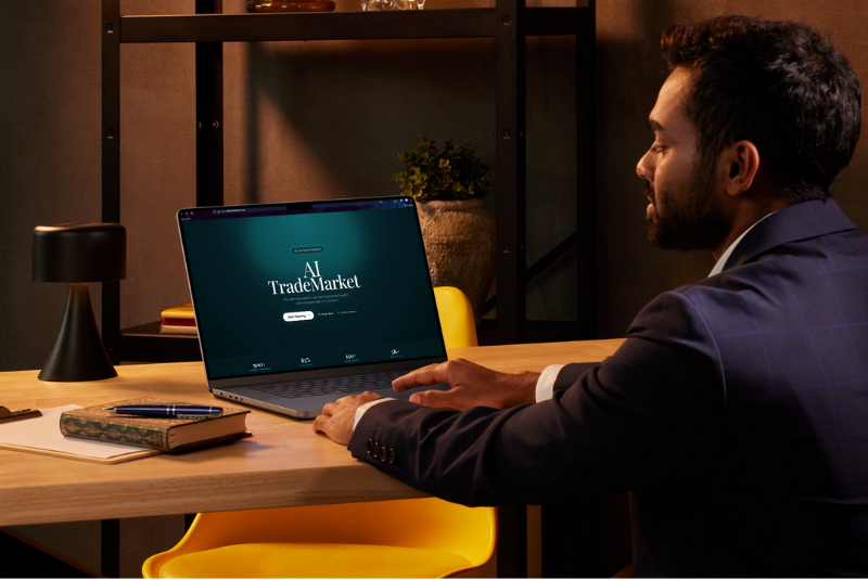AI TradeMarket Portal Interface
